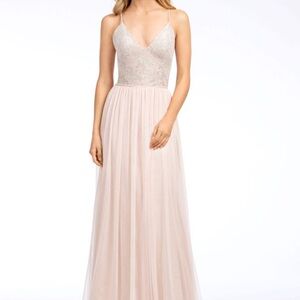 Hayley Paige Bridesmaid Pink Dress